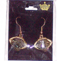 Jacksonville Jaguars Wire Earrings NFL Football Stocking Stuffer New - £11.76 GBP