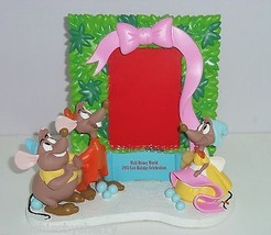 Walt Disney World Cinderella Picture Frame Gus Perla Jaq Cast Member Gift 1995 - £79.71 GBP