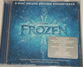 Disney Frozen CD Deluxe Edition Soundtrack 2 Disc Anna Elsa Sealed New - £23.94 GBP