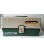 Vintage Plano Fishing Tackle Tool Parts Box 4720 2 Fold up Trays 2 Tier - $331.98 MXN