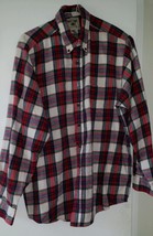 Vintage Great Plains Clothing Co. Mens XL Plaid Long sleeve Shirt 100% c... - £7.90 GBP