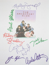 The Breakfast Club Signed Film Movie Script Screenplay X7 Autographs Emilo Estev - £15.61 GBP