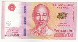 Vietnam, 100 Dong, 2016, Commemorative Banknotes, UNC-
show original tit... - $11.30