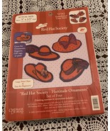 Candamar 2005 Counted Cross Kit 51542 Red Hat Society Hattitude 3 x 5 Br... - £9.42 GBP