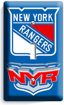 Nyr New York Rangers Nfl Hockey Ny Team Single Light Switch Wall Plate Art Cover - £15.27 GBP