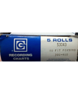 5 Rolls of Recording Charts 53043 to fit Foxboro 300-400 - £25.33 GBP