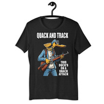 Quack And Track This Duck&#39;s On A Hunting Snack Attack Unisex Funny Duck ... - £20.03 GBP