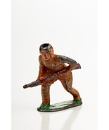 -Old Vtg Barclay Military Collectible Lead Army Officer  Riffle Gun - $12.59 CAD