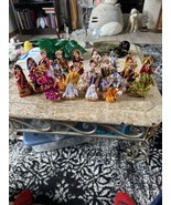 Radha Krishna - Wire Doll- LePakshi - Assorted 18 Dolls - €113,66 EUR
