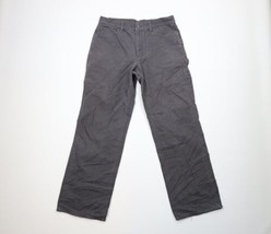 Vintage Patagonia Mens 32x32 Faded Wide Leg Canvas Pants Gray Organic Co... - $89.05