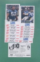 1988 Detroit Lions Police Set - $3.00