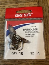 Eagle claw Baitholder Hook 181A-4 - £5.37 GBP