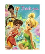 Tinkerbell and Fairies Party Thank You Cards 8 Per Package Birthday Part... - $8.10 CAD