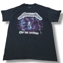 Metallica Shirt Size Large Ride The Lightning Graphic Print T-Shirt Band Tee EUC - $35.71