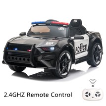 12v Kids Ride On Car Police Sports Car Remote Control Led Lights,Siren,Microphon - £189.00 GBP