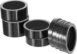 Bicycle Carbon Fiber Headset Spacer Sumind 11 Pcs\. 1-1/8 Inch 20 15 10, 7 Size. - £22.27 GBP
