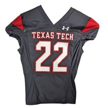 Texas Tech Football Jersey #22 Under Armour Mens Large Black Red Raiders - £43.98 GBP