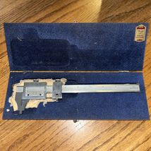 Brown &amp; Sharpe 571 LB.S 13" Vernier Caliper in Wooden Box A1 - $62.62