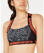 Superdry Womens Colorblocked Sports Bra,White Noise/Black,8 - £26.48 GBP