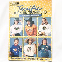 Leisure Arts Terrific Iron On Transfers Hundreds Designs 1994 - £10.19 GBP