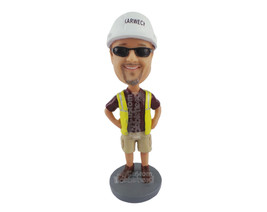 Custom Bobblehead Construction Working Ready For His Work - Careers &amp; Profession - £72.26 GBP