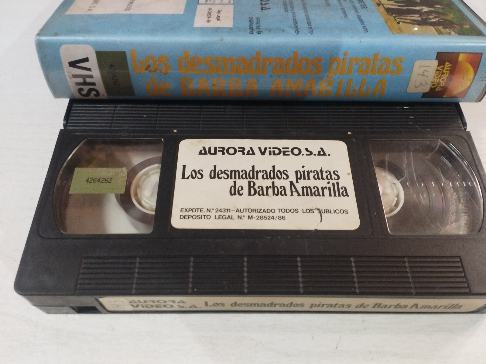 Los Desmadrados Pirates de Barbe Jaune DAVID BOWIE 1986 - VHS Film Espagnol Item image 4