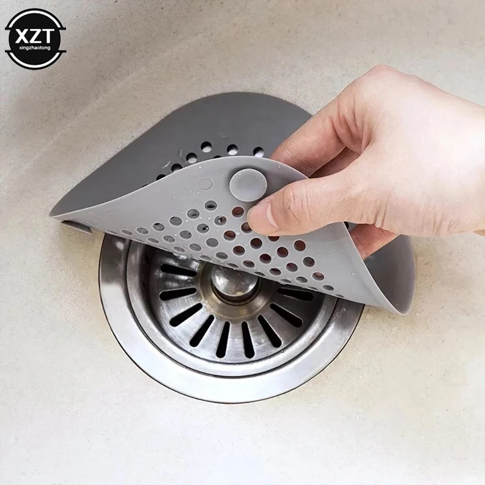 House Home Anti-Clogging A Hair Catchers Strainer Sink Drain Silicone Filter Bat - £19.98 GBP
