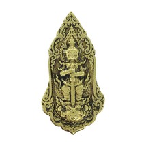 Thao Wessuwan Giant God Talisman Sacred Magic Thai Amulet Vintage Gold Pendant - £10.99 GBP