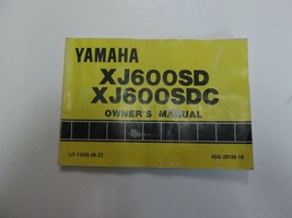 1992 Yamaha XJ600SD XJ600SDC Motorcycle Owners Manual WATER DAMAGED WORN - $16.63