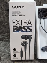 New/Open Box Oem Sony Extra Bass In-Ear Headphone MDR-XB55AP [ Black ] (G2) - $59.99