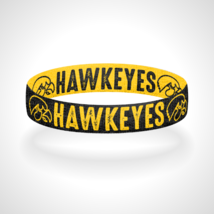 Reversible Iowa Hawkeyes Bracelet Wristband Go Hawks Bracelet - £9.44 GBP