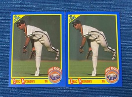 Pair 1990 Score Eric Anthony #584 Houston Astros Rookie Card RC 974A - £0.78 GBP