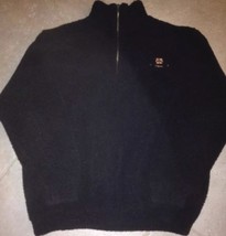 Orvis Sporting Traditions Men L Half Zip Dark Gray-Almost Black Jacket/S... - $30.69