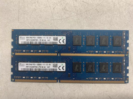 Sk Hynix 16GB(2X8GB) 2RX8 PC3-12800U Memory HMT41GU6MFR8C-PB Desktop Memory - £20.99 GBP