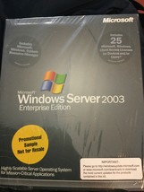 Microsoft Windows server 2003 enterprise edition big box sealed NEW  - £79.74 GBP