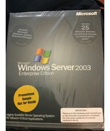 Microsoft Windows server 2003 enterprise edition big box sealed NEW  - £78.75 GBP