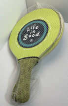 Rare Life is Good Set of 2 Ping Pong / Table Tennis Paddles / Rackets Ne... - £29.30 GBP
