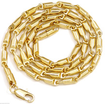 Bullet Necklace New 5mm Link Chain Hip Hop Fashion With Lobster Claw Clasp  - £11.98 GBP