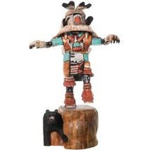 Hopi White Bear Kachina Doll, 12&quot; Katsina Sculpture - Native Milton Howard Large - £1,346.01 GBP