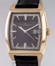 Villemont Aston T Big Date 18k Yellow Gold Automatic Watch Serial #10003 - £10,103.67 GBP