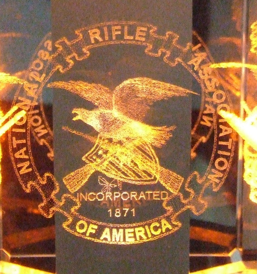 3D Laser Design Multiple "NRA Emblem" In Crystal Glass-
show original title
... Item image 7
