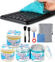 Cleaning Gels with 6 Cleaning Kit, Car Interior Cleaner Putty for Keyboard Clean - £18.49 GBP