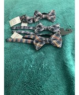 Lot of 3 Men’s Bow Ties – Pre-Tied – Plaid Patterns – Adjustable Strap - $60.00