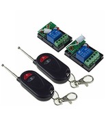 1CH DC 24V Remote Control Switch System 2 Transmitter&amp;2 Receiver Remote ... - £16.90 GBP