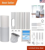 Efficient Portable A/C Exhaust Hose &amp; Window Vent Kit - 59 Inch LengthIn... - $42.00