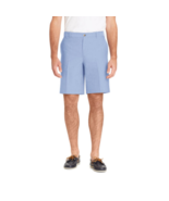 IZOD Men&#39;s Flat Front Shorts Newport Oxford Size 40W Blue Revival 9.5 In... - €20,67 EUR