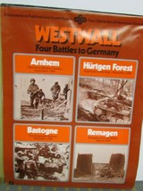 WESTWALL FOUR BATTLES TO GERMANY Plastic Tray pack SPI Avalon Hill 1975 - $165.00
