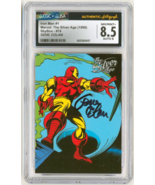 CGC JSA SS 8.5 SIGNED Gene Colan Art Card Iron Man #1 / Marvel: The Silv... - $217.31 CAD