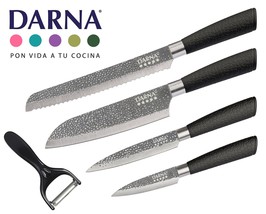 DARNA Stainless Steel Knife Set (5-Piece) - £29.86 GBP