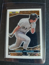 1993 Topps Black Gold Set Robin Ventura #43 Chicago White Sox Baseball Card NM+ - £1.55 GBP